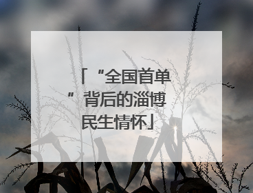 “全国首单”背后的淄博民生情怀
